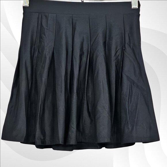 2/$50 WeWoreWhat Solid Black Pleated Tennis Skort Size S NWT - Picture 3 of 8